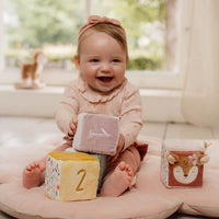 Set di Cubi Morbidi Sensoriali Fairy Garden - Set of soft cubes Fairy Garden