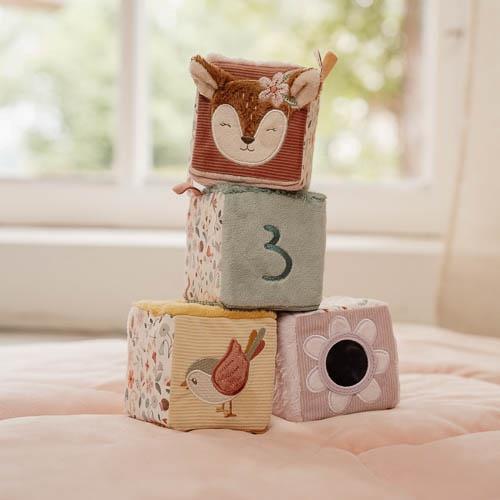 Set di Cubi Morbidi Sensoriali Fairy Garden - Set of soft cubes Fairy Garden