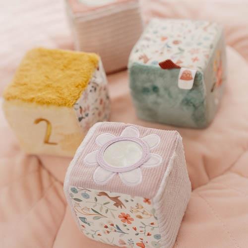 Set di Cubi Morbidi Sensoriali Fairy Garden - Set of soft cubes Fairy Garden