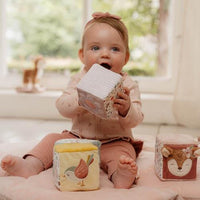 Set di Cubi Morbidi Sensoriali Fairy Garden - Set of soft cubes Fairy Garden