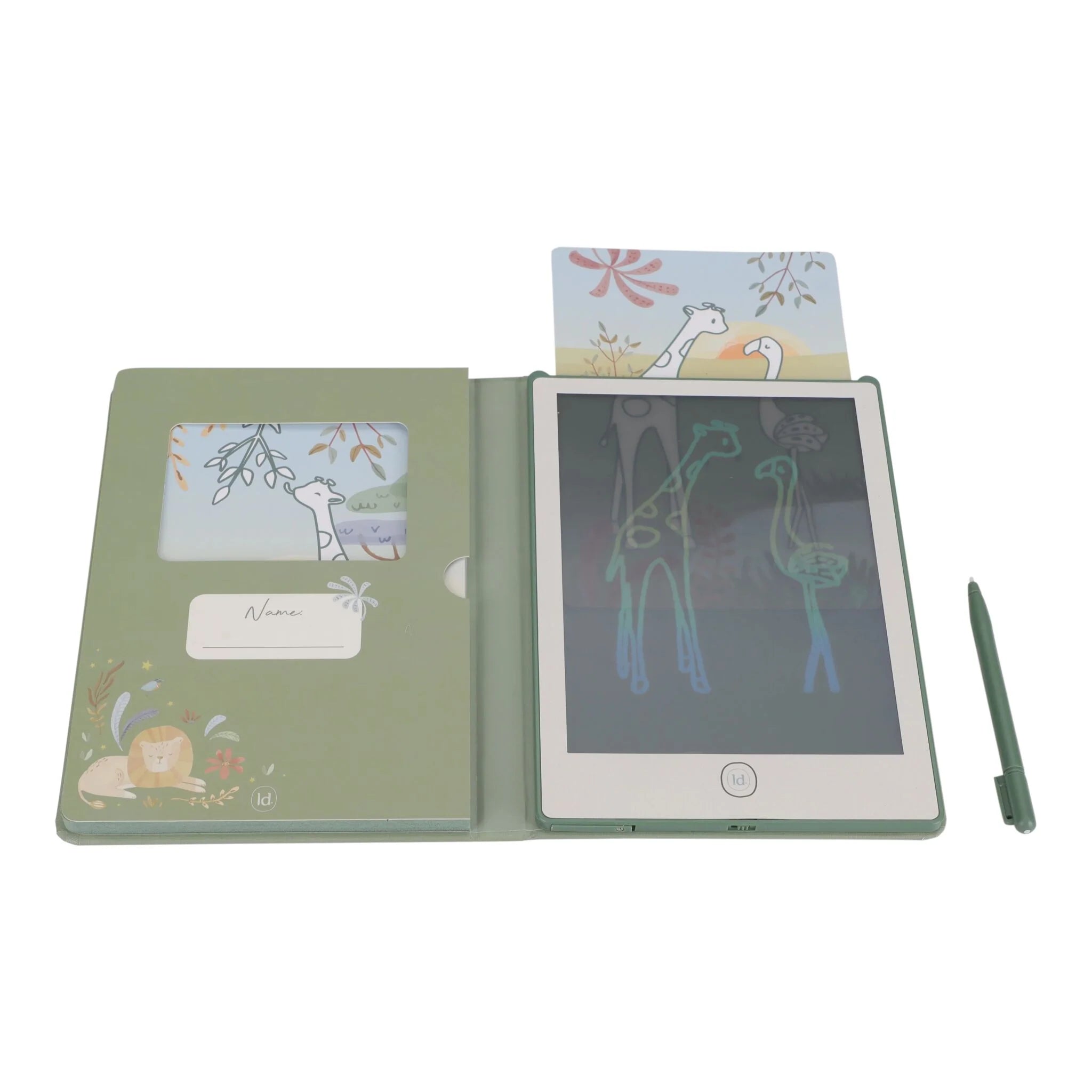 Little Dutch | Tavoletta Grafica per Disegnare Safari Friends | LD4791