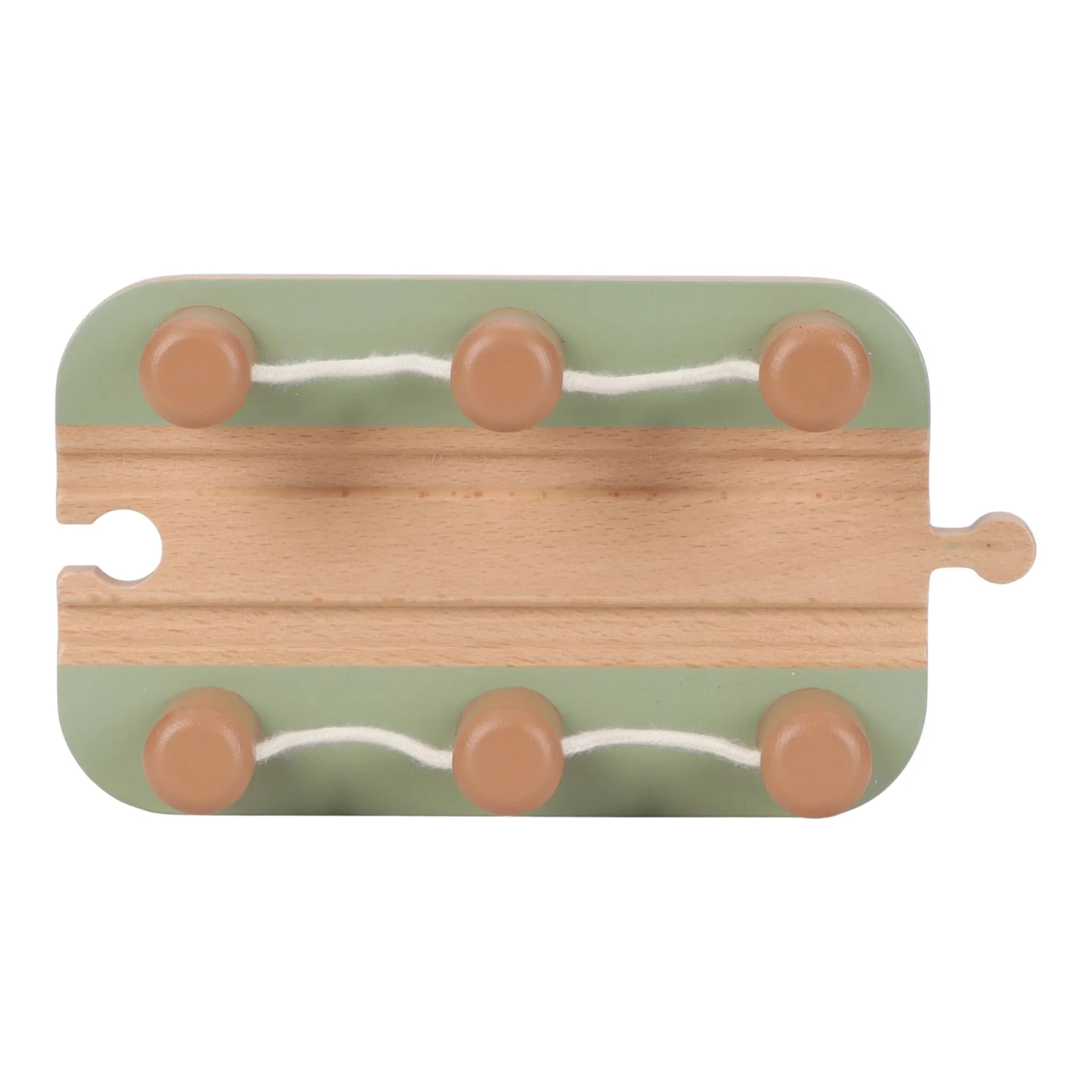 Little Dutch | Pista Trenino in Legno Safari Friends Set Treno 26 Pezzi | LD7451