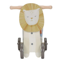 Little Dutch | Triciclo Cavalcabile in Legno Leone Safari Friends | LD7481