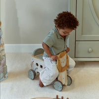 Little Dutch | Triciclo Cavalcabile in Legno Leone Safari Friends | LD7481