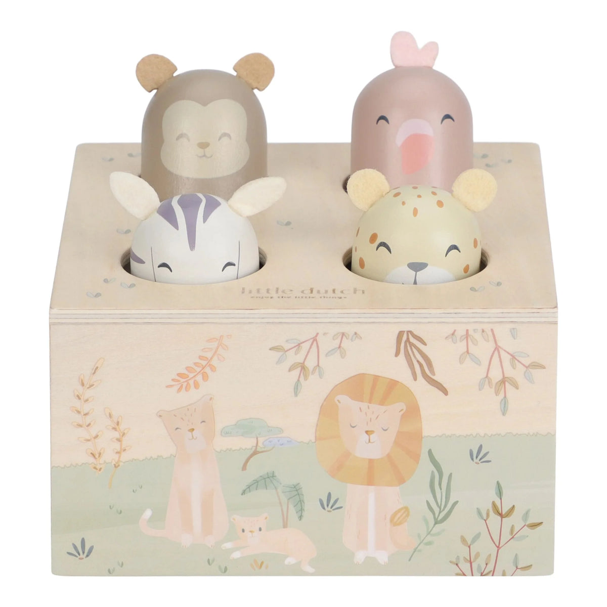 Little Dutch | Gioco Pop Up Musicale Safari Friends | LD7465