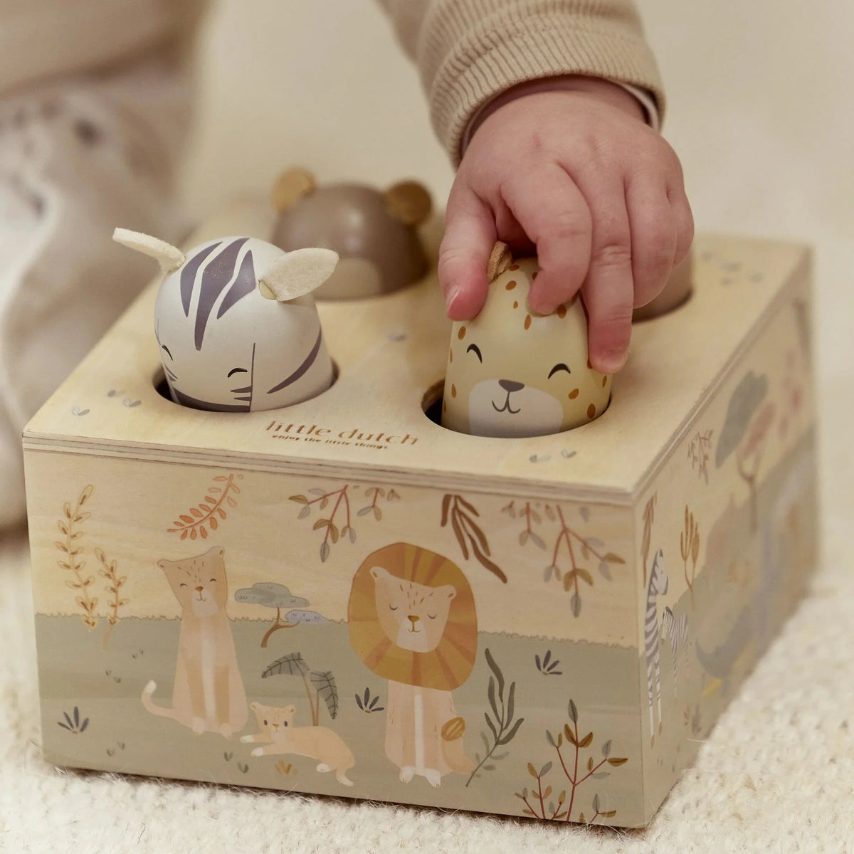 Little Dutch | Gioco Pop Up Musicale Safari Friends | LD7465