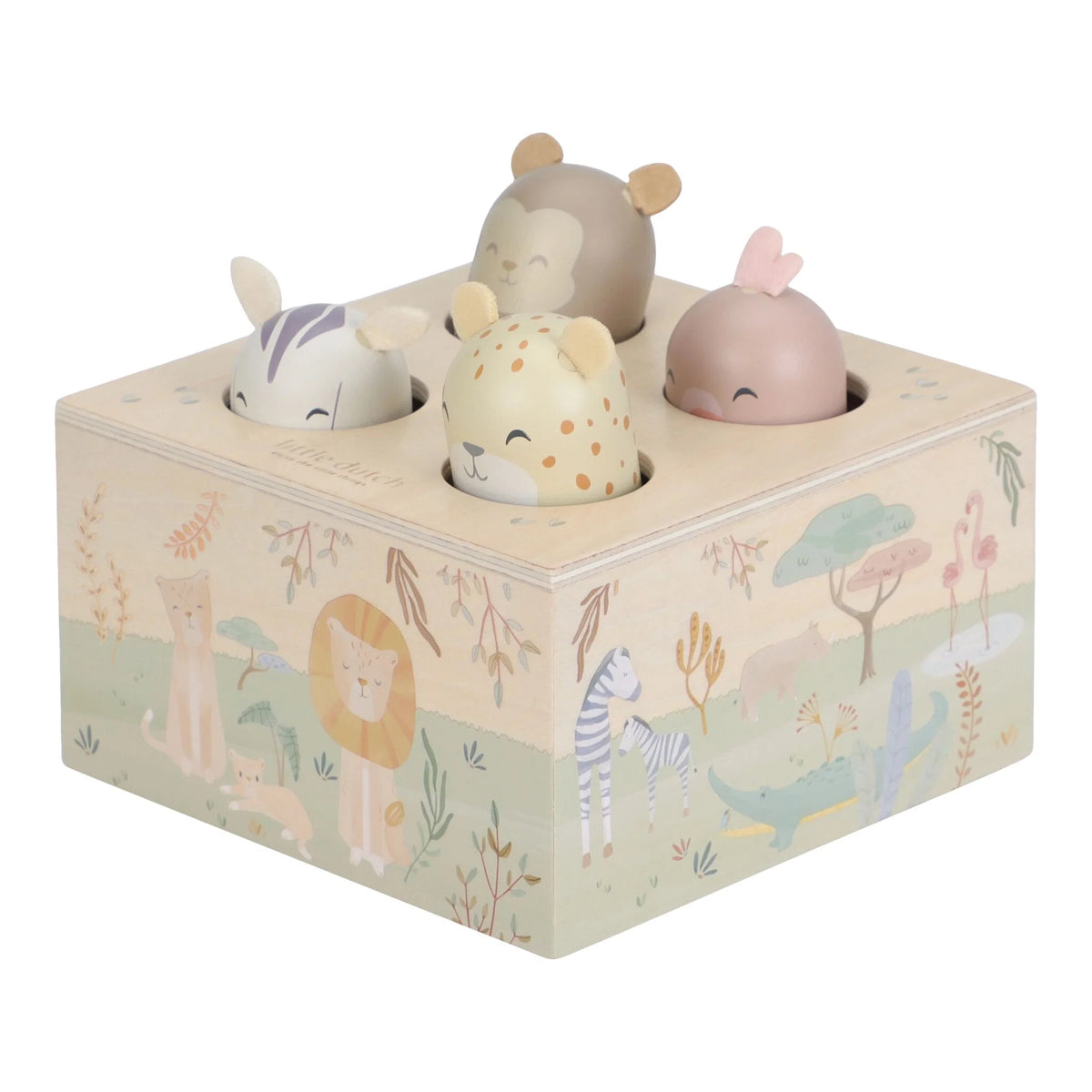 Little Dutch | Gioco Pop Up Musicale Safari Friends | LD7465