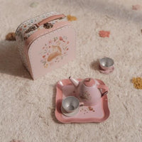 Set da Tè da 7 Pezzi con Valigetta Fairy Garden - Tea Set