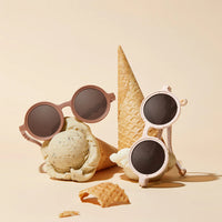 Olivio & Co | Occhiali da Sole Rotondi Chocolate 1-3 Anni | OS101-H-C