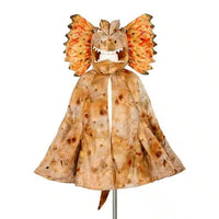 Costume Carnevale Mantello del Dilofosauro 4/7 Anni Altezza 104/122 Cm - Dilophosaurus Cape (101050)