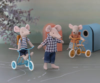 Topo Triciclo Fratello Maggiore con Borsa - Tricycle Mouse Big Brother with Bag