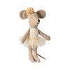 Topo Ballerina, Sorellina Bianco - Ballerina Mouse Little Sister Off White