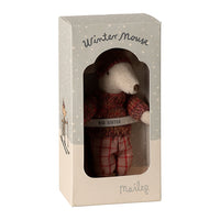 Topo D'Inverno con Set Sci Sorella Maggiore Rosa - Winter Mouse Big Sister