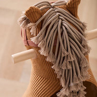 Cavallo a dondolo Vera in velluto Kids Concept 1000908