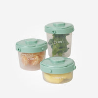 Confezione da 3 Contenitori Porta Alimenti Verde