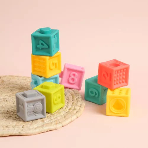 Ludi | Cubi Morbidi Colorati in Gomma | 30043