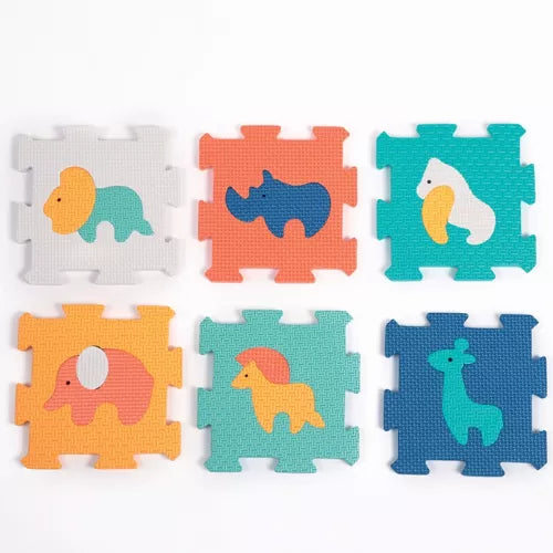 Ludi | Puzzle in Gomma 2D, 3D con Animali | 30092