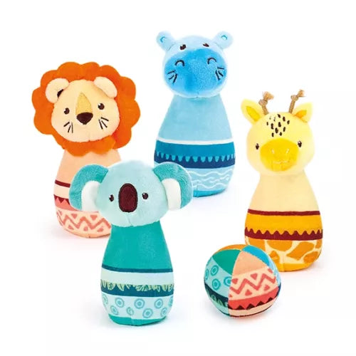 Bowling Set con Animali Morbidi