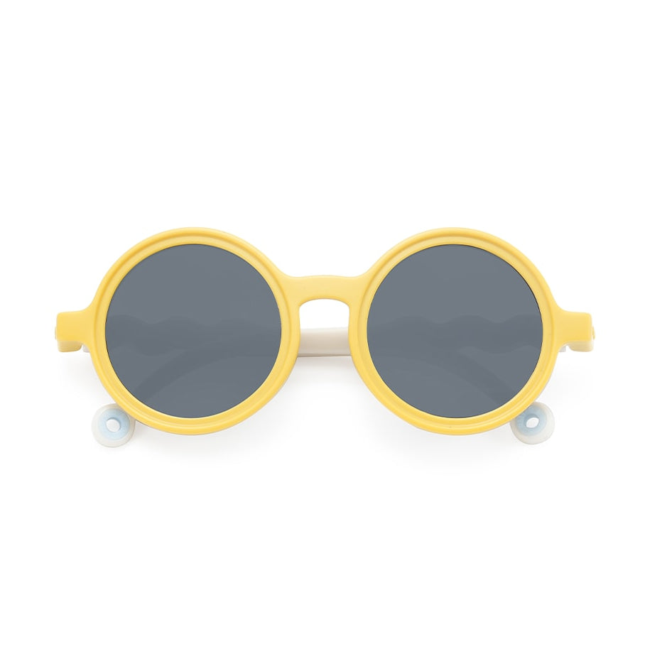 Olivio & Co | Occhiali da Sole Rotondi Vacation Yellow 1-3 Anni | OS101-J-Y