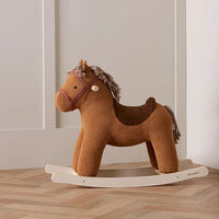 Cavallo a dondolo Vera in velluto Kids Concept 1000908