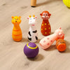 Bowling Set con Animali in Gomma