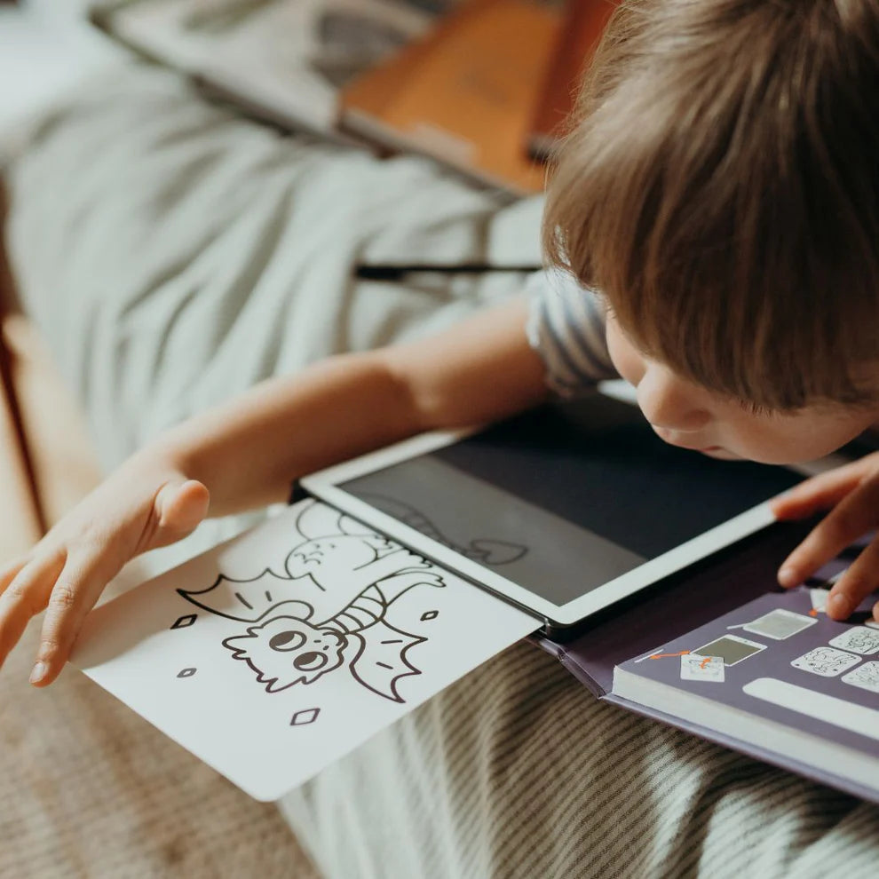 Tavoletta da Disegno Kidydraw Mini Fiabe C'era una Volta - Kidydraw-Mini Drawing Tablet Once Upon A Time