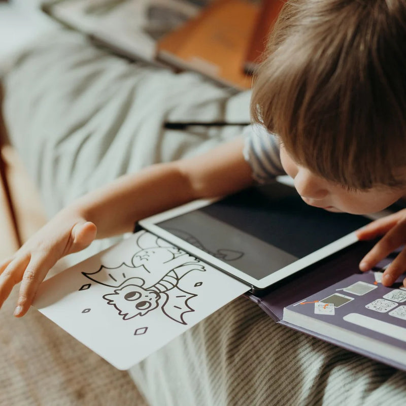 Tavoletta da Disegno Kidydraw Mini Fiabe C'era una Volta - Kidydraw-Mini Drawing Tablet Once Upon A Time
