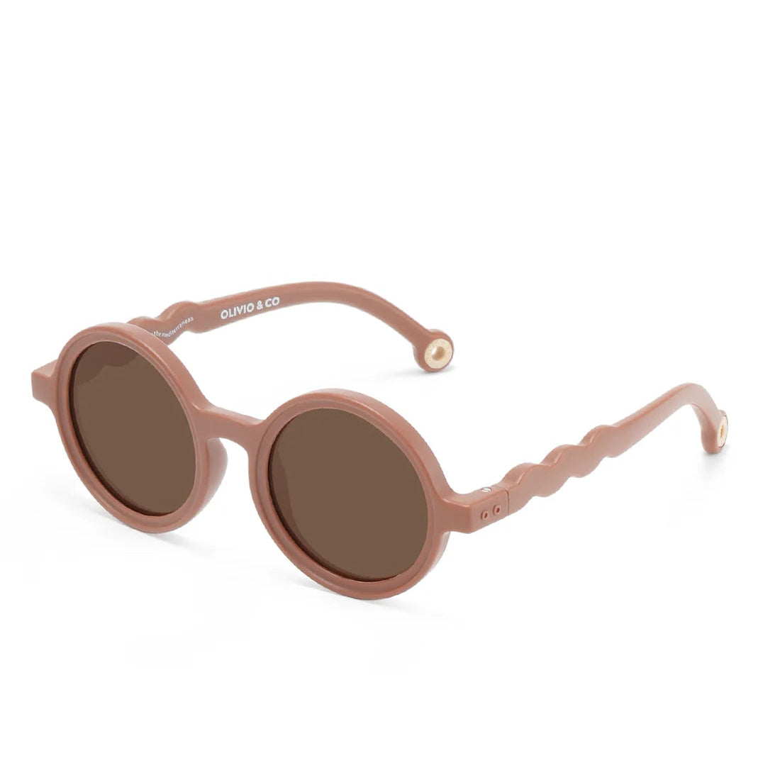 Olivio & Co | Occhiali da Sole Rotondi Chocolate 1-3 Anni | OS101-H-C