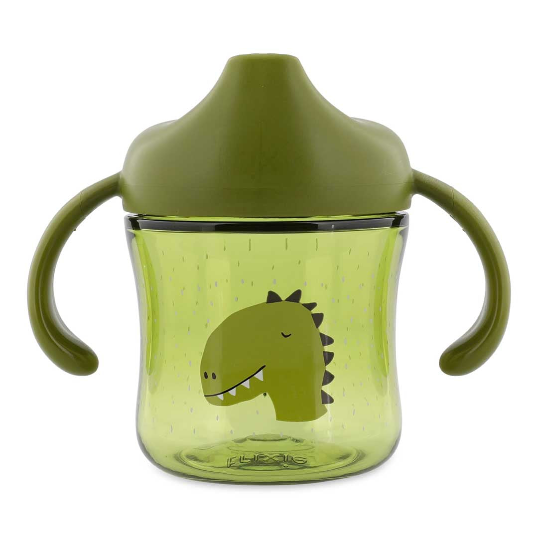 Trixie | Bicchiere Tritan con Beccuccio e Manici Dinosauro Mr. Dino 200 ml | 96-749