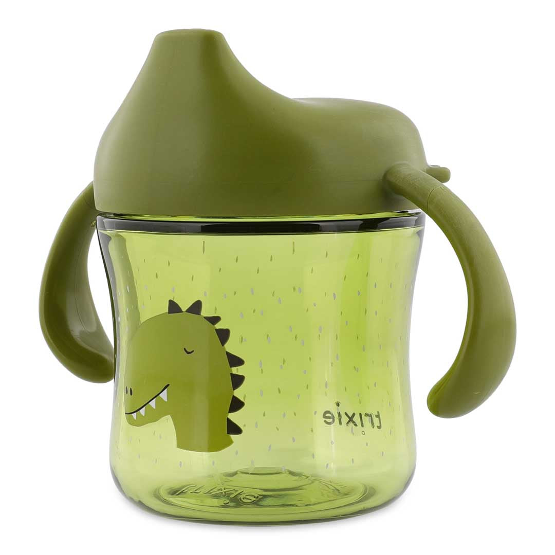Trixie | Bicchiere Tritan con Beccuccio e Manici Dinosauro Mr. Dino 200 ml | 96-749