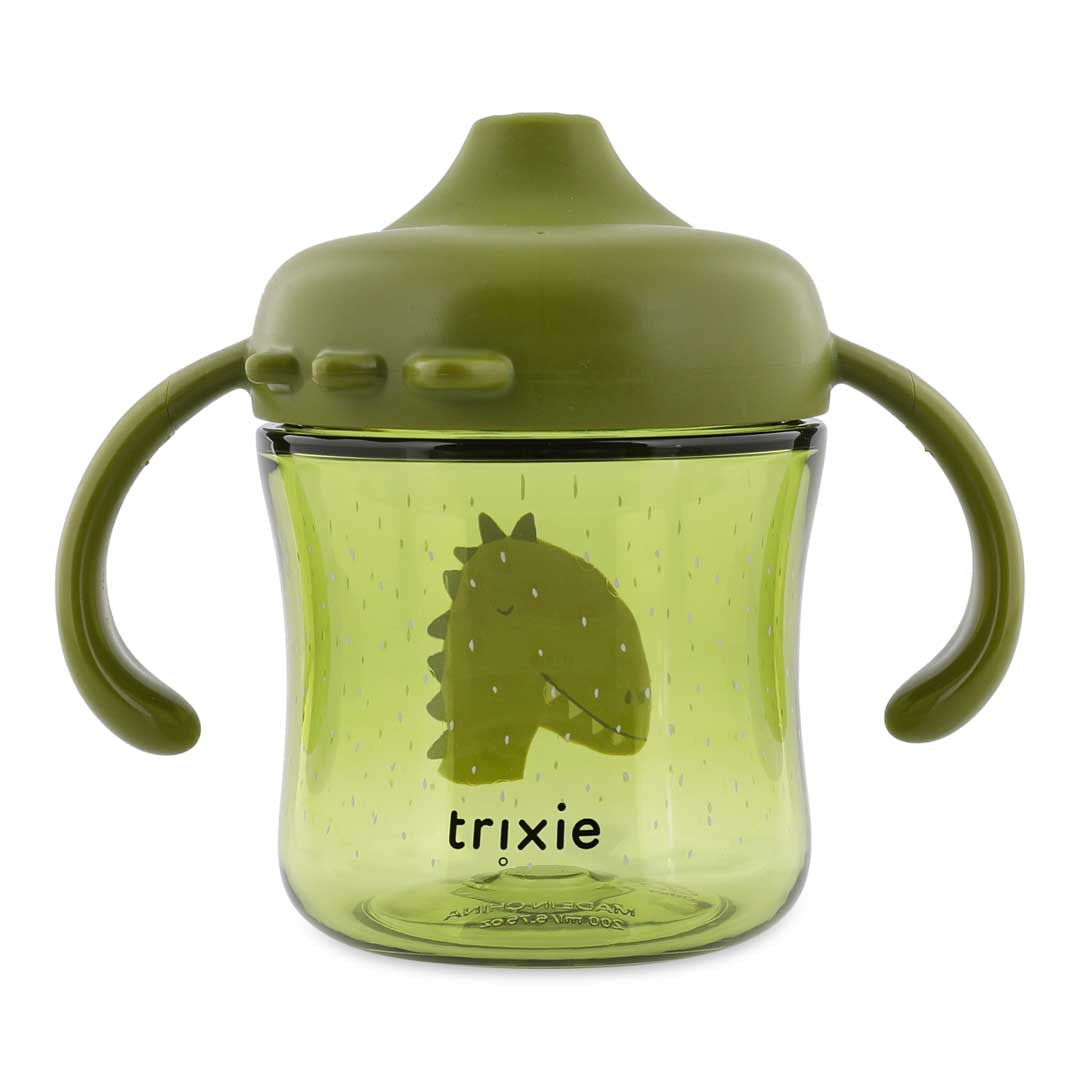 Trixie | Bicchiere Tritan con Beccuccio e Manici Dinosauro Mr. Dino 200 ml | 96-749