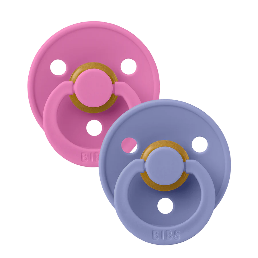 Bibs | Colour Ciuccio Bubblegum/Peri Taglia 2 (6-12 Mesi) | 120452