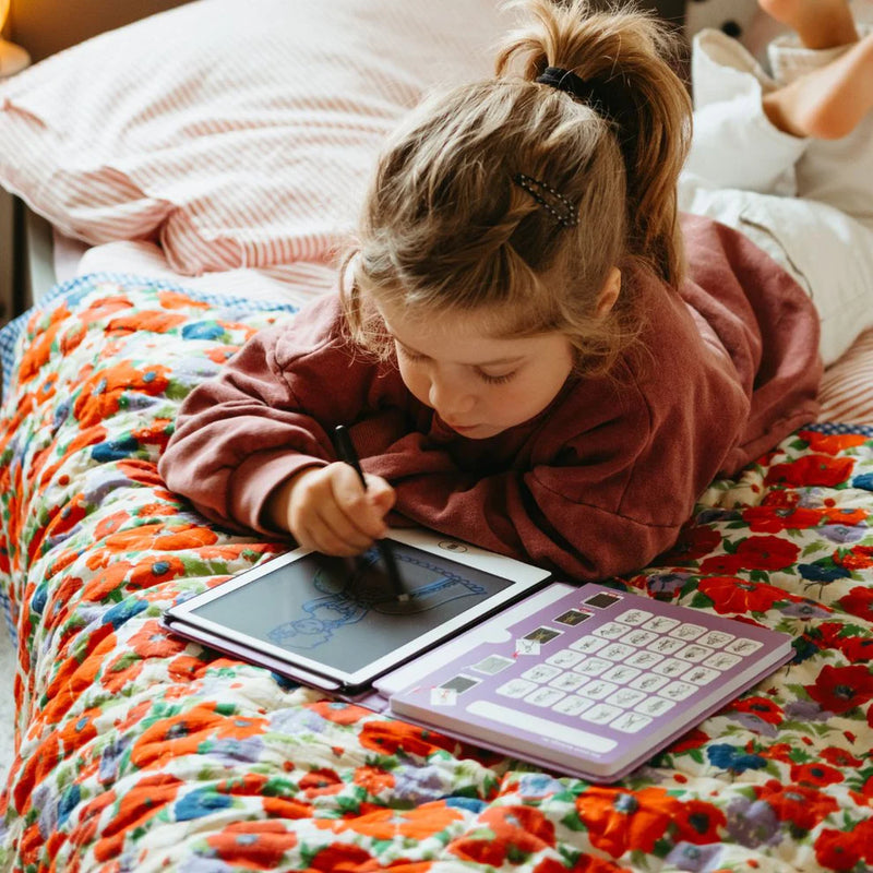 Tavoletta da Disegno Kidydraw Mini Principesse Intorno al Mondo Lavagna Lcd - Kidydraw-Mini Drawing Tablet Princess Around The World (KIDYDRAWMINI-OUT) (Copia)