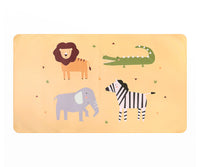 Monneka | Telo Mare Microfibra Safari Con Astuccio a Rete Wild Animals | Tutete | 97520