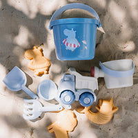 Monneka | Set Giochi da Spiaggia Secchiello Ippopotamo Camioncino Blue Hyppos | Tutete | 93589
