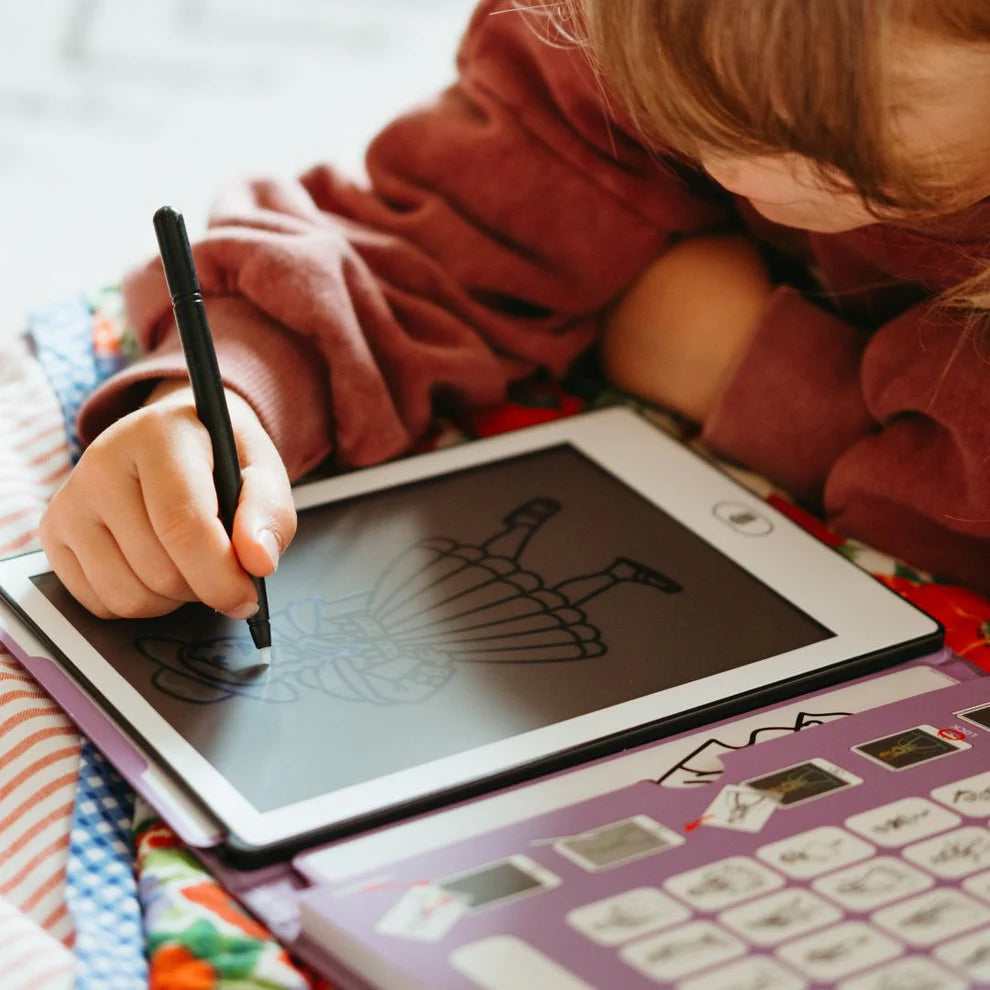 Tavoletta da Disegno Kidydraw Mini Principesse Intorno al Mondo Lavagna Lcd - Kidydraw-Mini Drawing Tablet Princess Around The World (KIDYDRAWMINI-OUT) (Copia)