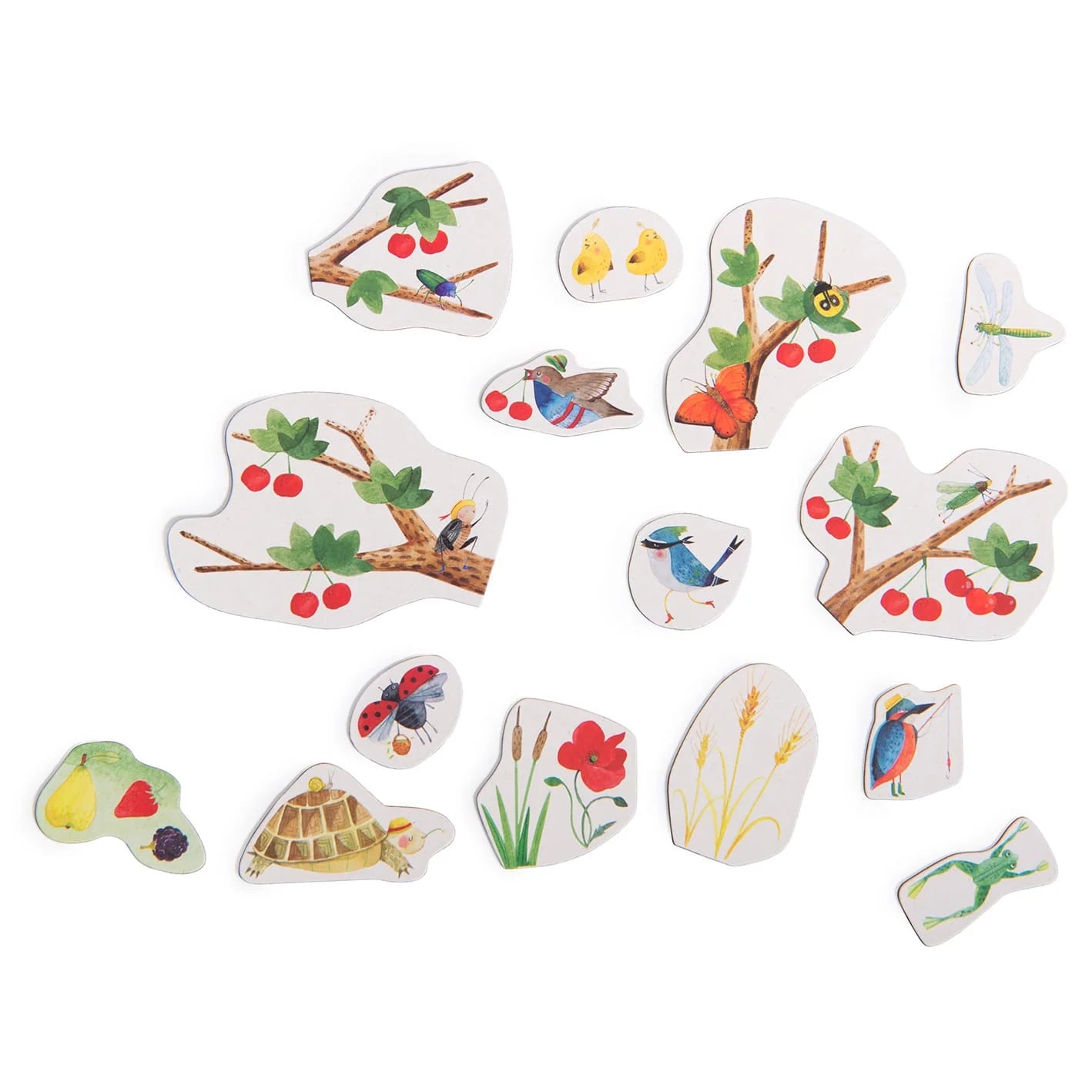 Calendario Magnetico delle Stagioni Montessori in Italiano e Inglese