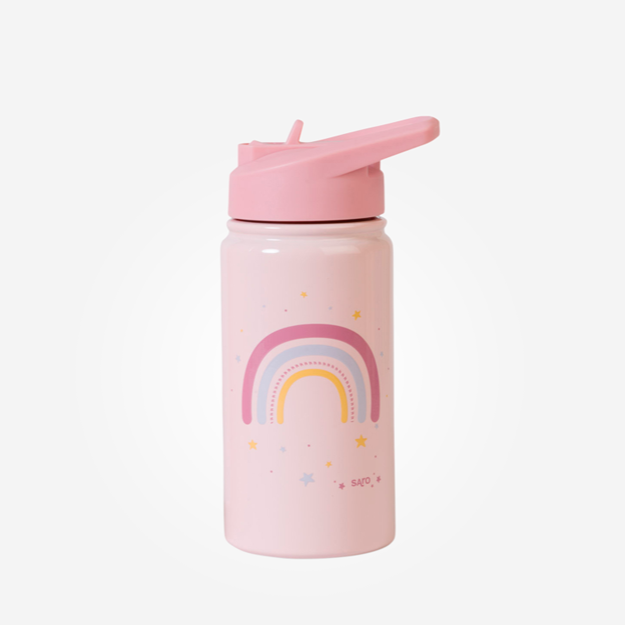 Borraccia Termica con Cannuccia Arcobaleno 350 ml