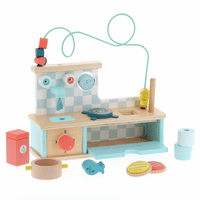 Cucina Multi-Attività Gioco Didattico in Legno