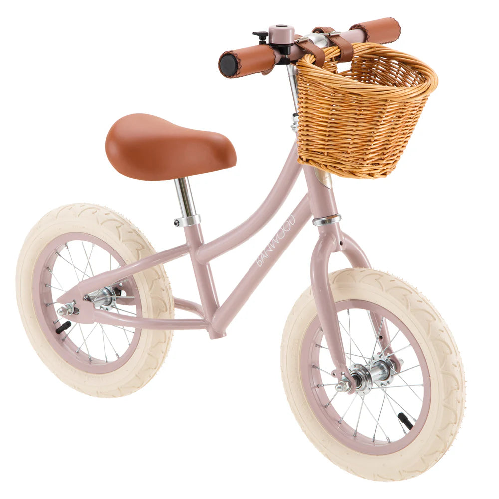 Banwood | Bici Senza Pedali 12" First Go Rosa Antico Dusty Pink | BW-F1-DUSTYPINK