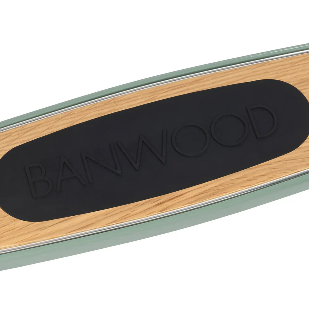 Banwood | Monopattino Verde Foresta Con Cestino Rimovibile 3-6 Anni | BW-SCOOTER-FOREST