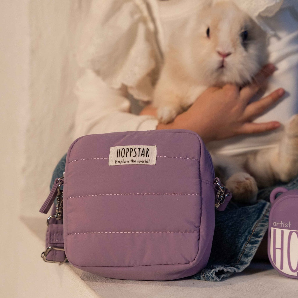 Hoppstar | Borsa Midi Viola Blossom (Per Artist) | 12477