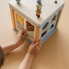 Cubo Multi Attività Oceano Cubo in Legno Wooden Activity Ocean