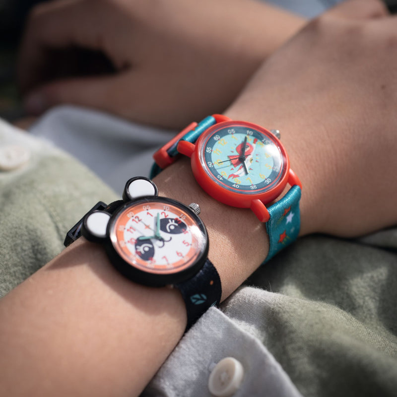 Ticlock - Orologio Da Polso Superoe Watches for Kids Superhero