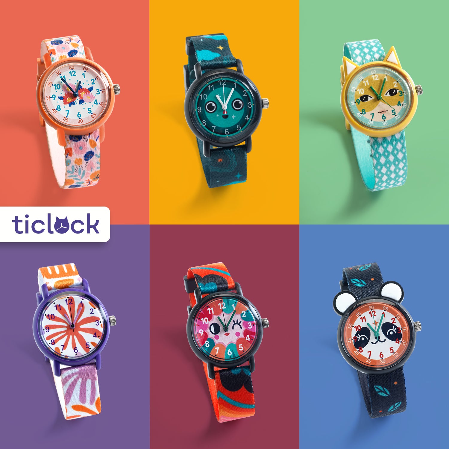 Ticlock - Orologio Da Polso Fiori Watches for Kids Fleurs