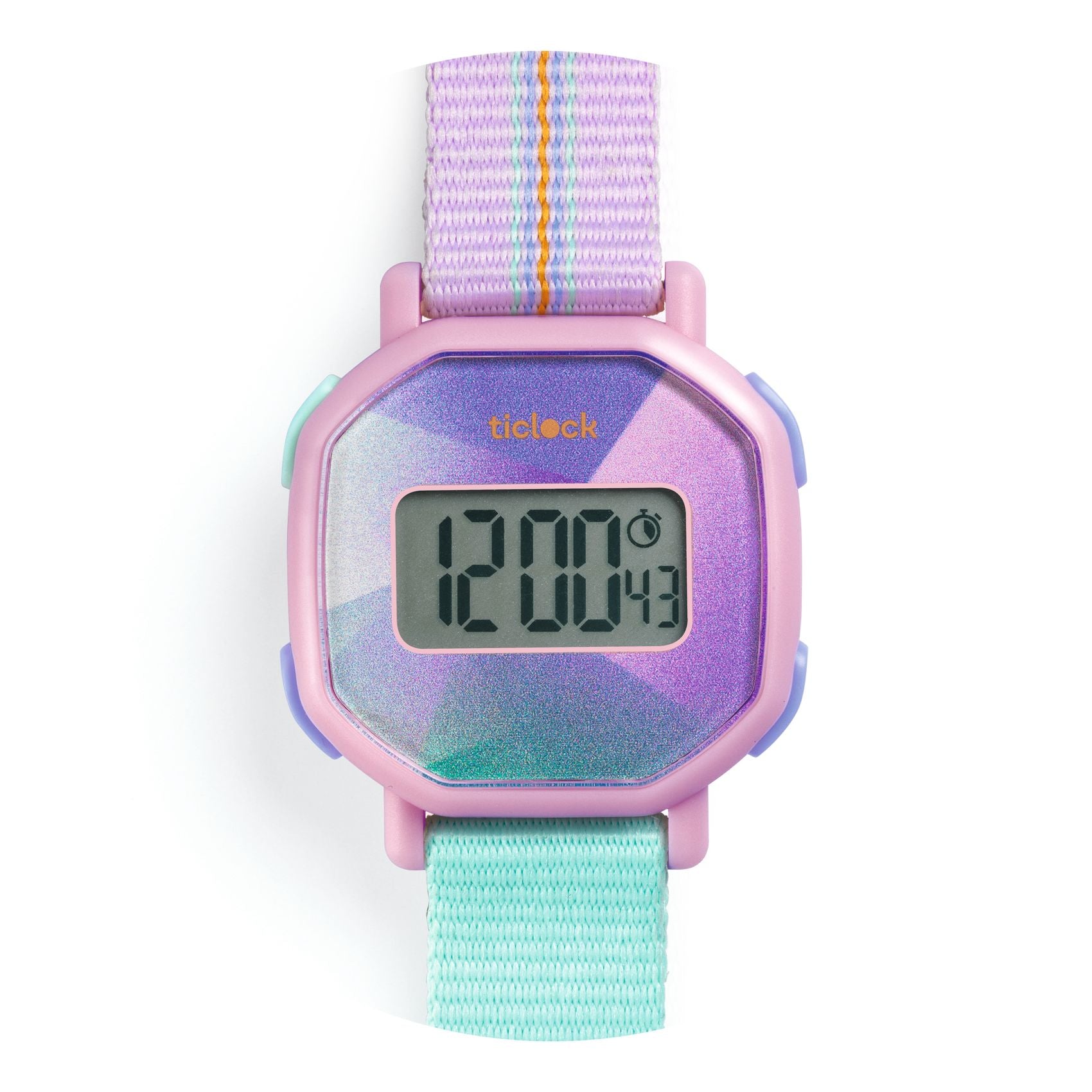 Ticlock - Orologio Da Polso Viola Prisma - Digital Watches Purple Prisma