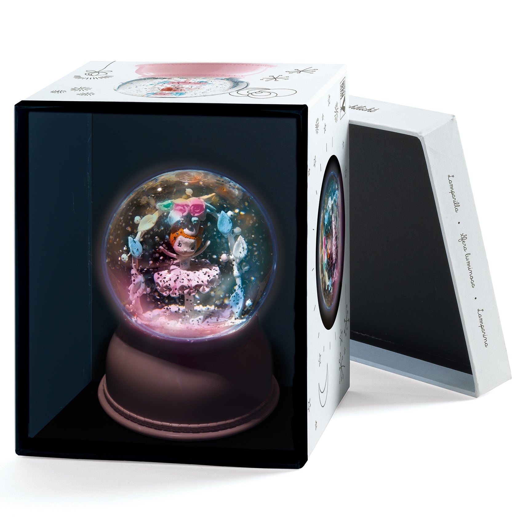 Palla di Neve e Luce Notturna Ballerina - Snowball Nightlight Ballerine