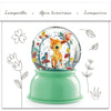 Palla di Neve e Luce Notturna Cerbiatto - Snowball Nightlight