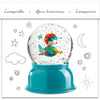 Palla di Neve e Luce Notturna Aereo - Snowball Nightlight Avion
