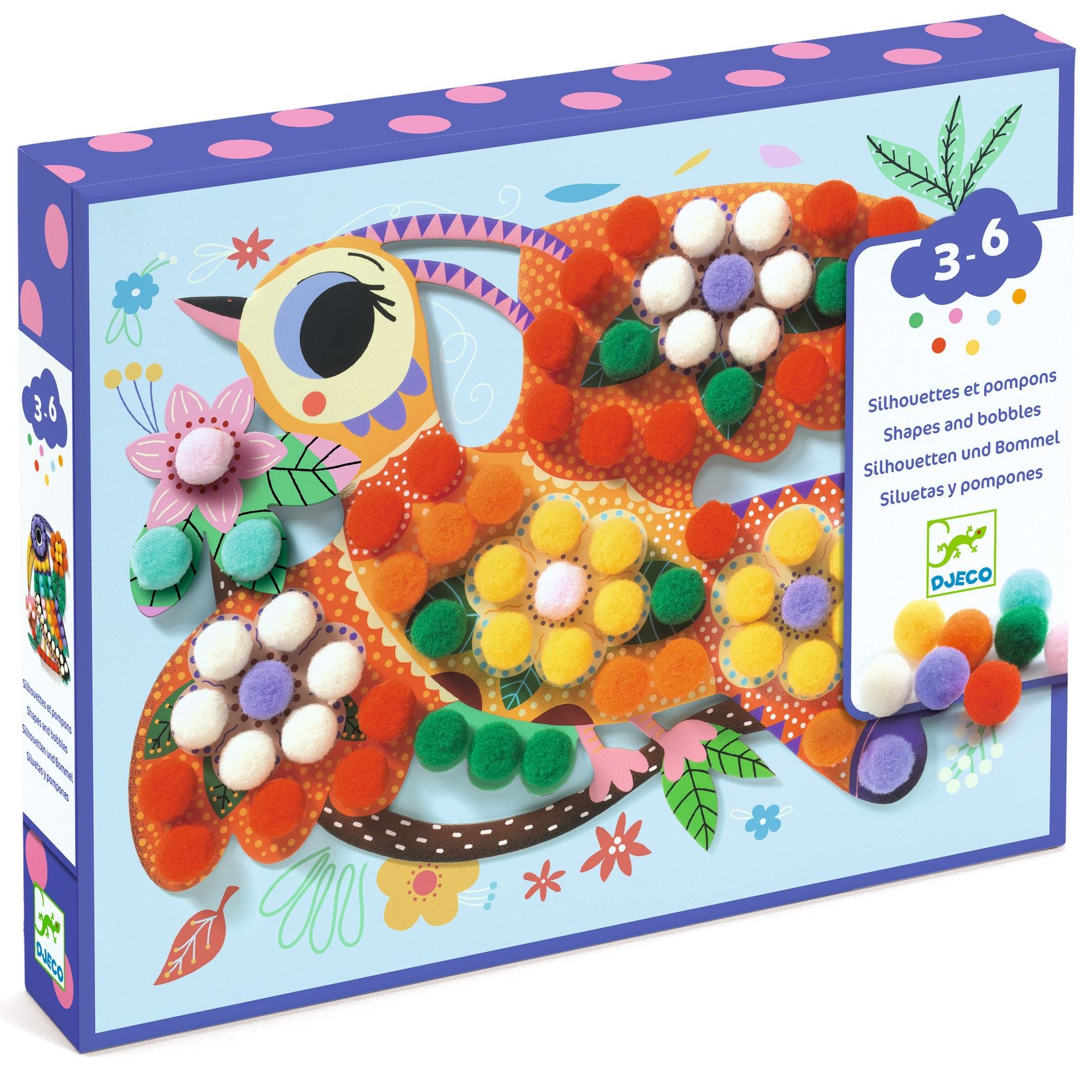 Collage Sagome e Pompon - Shapes and Bobbles Assorted (DJ00070)